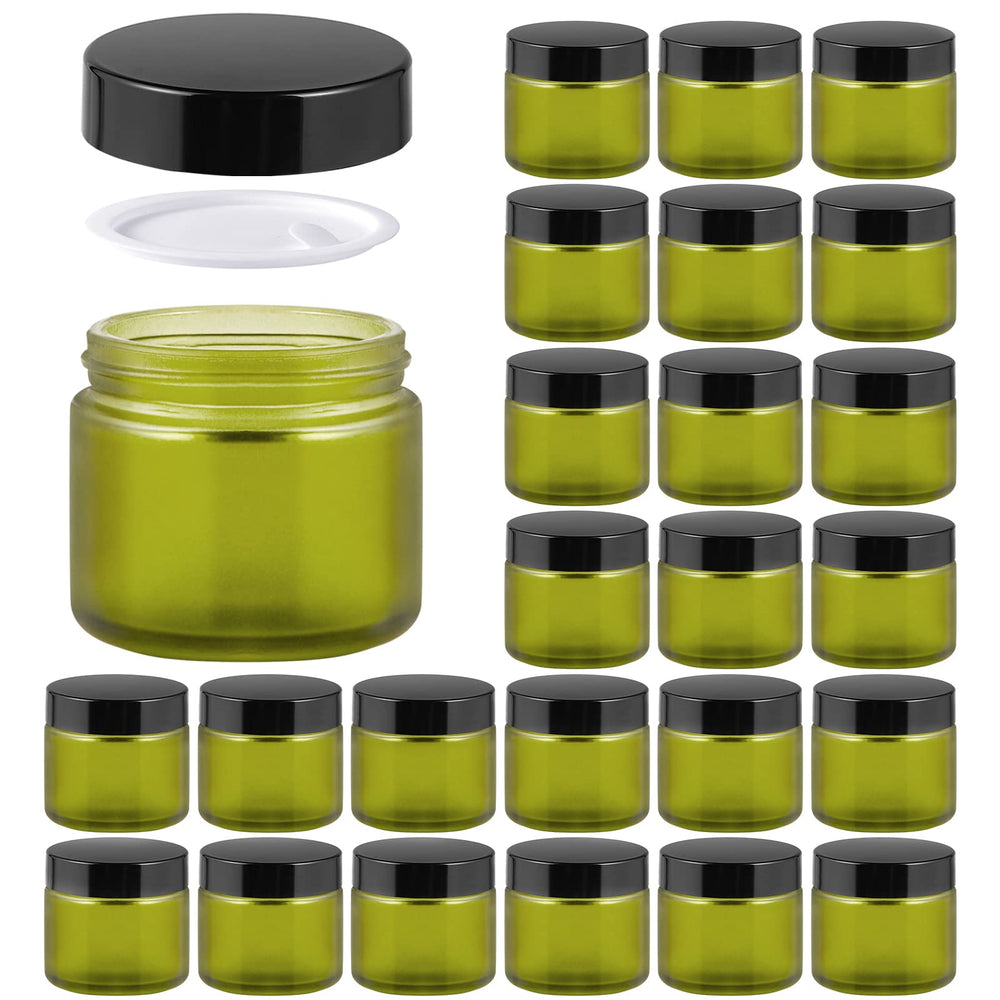 11 Hoa Kinh front view of 24-pack green frosted jars showing tidy packaging and storage benefit