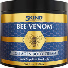 5Kind front jar view showing clean label and firming benefits