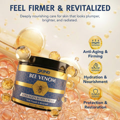 5Kind ingredient collage of bee venom, collagen, oils for nourishment