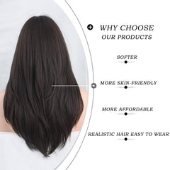 7JHH WIGS fiber texture close-up showing heat-resistant synthetic strands for low-maintenance styling