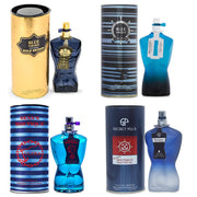 A CENTER front-packaging showing four boxed 3.4 fl oz bottles for gifting