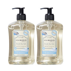 A LA MAISON front packaging showing sea salt scent and clean design for easy identification