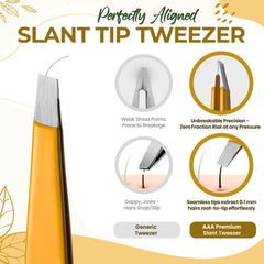 aaasportx close up of slant tip demonstrating handmade alignment benefit