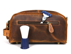 Aaron Leather Goods waterproof lining close-up keeping spills contained and simplifying cleanup