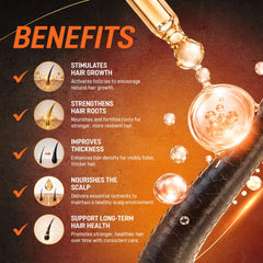 ABERA label close-up highlighting key actives like 2% Redensyl and ginseng