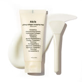 Abib jar front view showing product label and firming benefits