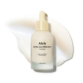Abib bottle front view showing clean packaging and nourishing benefits