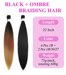 AbologyMera ombre braid close detail highlighting warm accent tones