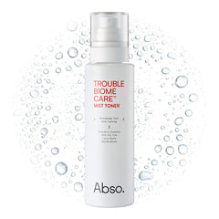 Abso front bottle showing label and calming toner benefits
