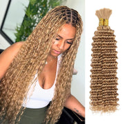 Acbhoa front packaging of boho braiding bundles showing quality and quantity