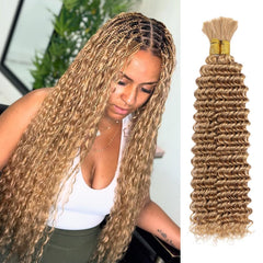 Acbhoa front packaging of boho braiding bundles showing quality and quantity