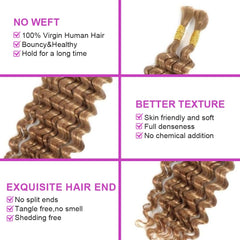 Acbhoa close-up of deep wave texture highlighting natural curl definition