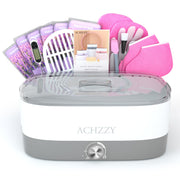 Achzzy front view of paraffin wax machine showing controls and wide opening for easy use
