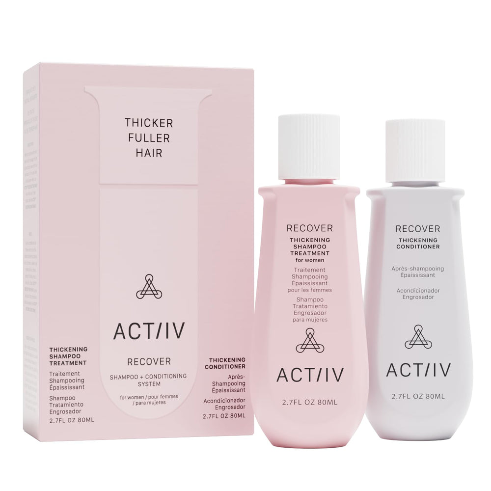 ACTIIV travel duo front packaging showing compact bottles and convenience