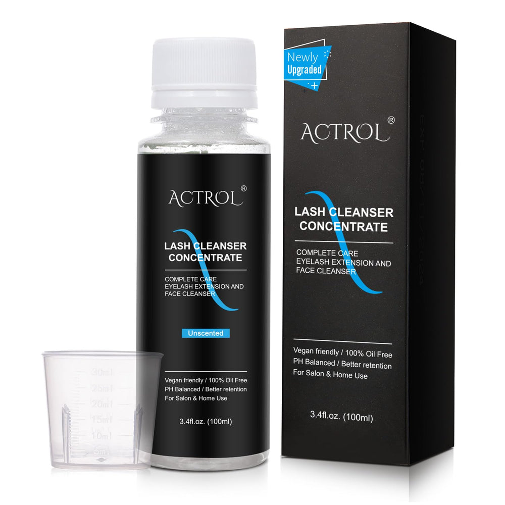ACTROL front bottle view showing clean unlabeled concentrate packaging and professional use benefit