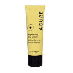 Acure day cream texture closeup highlighting lightweight, non-greasy finish for fast absorption