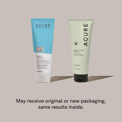 Close-up pump of Acure bottle for easy dispensing and controlled use benefit