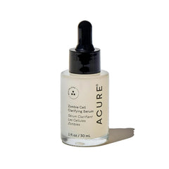Acure front packaging showing bottle and benefits for brighter skin