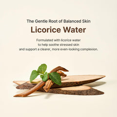 ACWELL label close-up highlighting licorice ingredient and pH 5.5 balance benefit