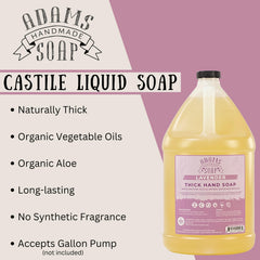 Adams Handmade Soap in bathroom refill station demonstrating easy refill and sustainability