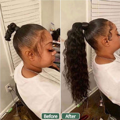 Adette close-up of 5x5 base with clip comb and drawstring showing secure fit benefit