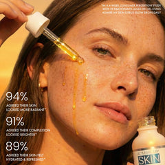 Admire My Skin dropper releasing oil showing easy application and controlled dosing benefit