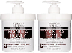 Advanced Clinicals jar front view showing product and soothing hydration
