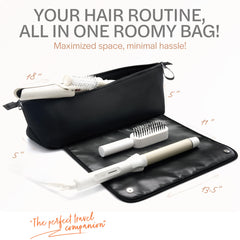 Aerotrunk open interior showing two compartments and organized tool storage advantage