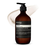 Aesop front bottle shot showing minimalist packaging and brand clarity benefiting shelf appeal