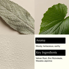 Aesop roll-on cap removed to reveal applicator, highlighting easy, spill-free use