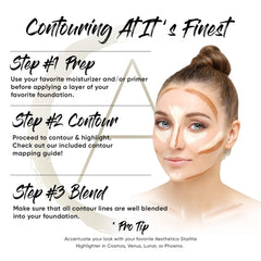 Aesthetica cream texture close-up showing silky blendable finish and buildable coverage