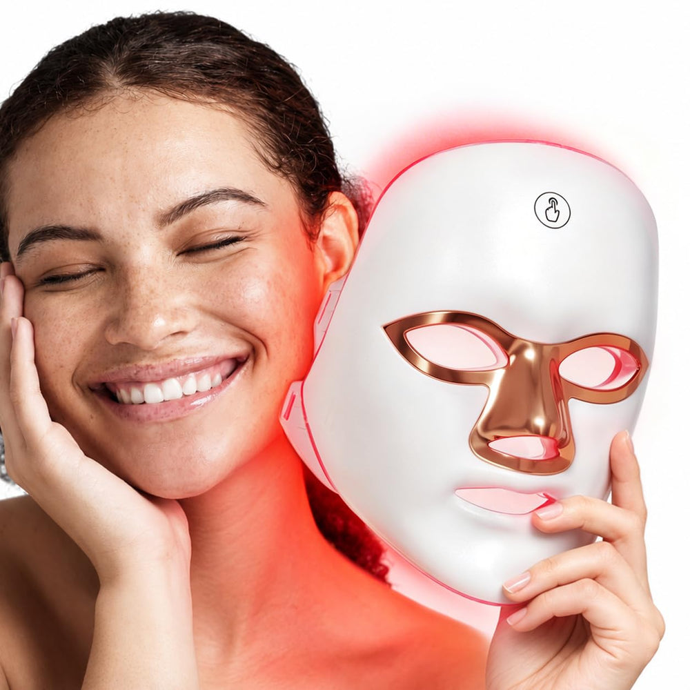 Aesthifae front view mask showing full-face LED coverage and easy use