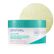 AESTURA front jar of A-CICA365 pads showing product design and 60-count convenience