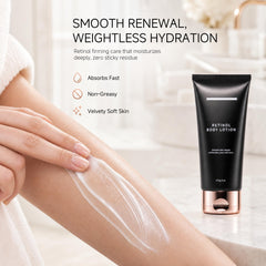 AexZzen applying lotion to neck demonstrating smoothing benefit