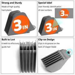 AFANSO guards array showing each length for easy selection benefit
