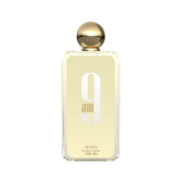 Afnan 9 AM front bottle view showing sleek label and refreshing look