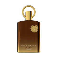 Afnan bottle front showing elegant design and luxurious presence