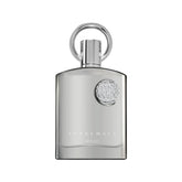 Afnan Supremacy Silver front bottle showing elegant design and confident presentation