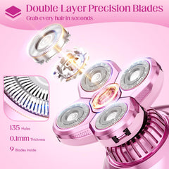 Agdiffuserhg close-up of stainless-steel rotary blades highlighting gentle glide