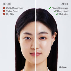 AGE20'S cream texture close-up highlighting hydrating, dewy finish benefit