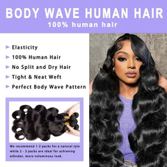aginbuy close-up of body wave texture highlighting softness and defined waves