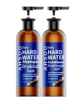 AHSUO front packaging duo showing both 16 fl oz bottles and benefits