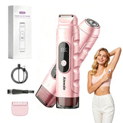Aiewale front view of pink bikini trimmer showing compact design and controls