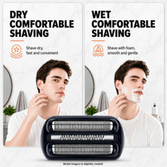 AIJALY head installed on Braun handle restoring close shave performance