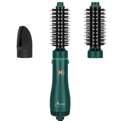 Aima Beauty front view of the complete 4-in-1 blow dryer brush set, easy styling