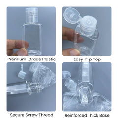 Ainiktozoon bottle body close-up showing clear plastic for easy content ID
