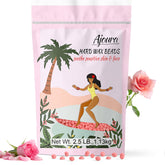 Ajoura front packaging showing 2.5lb rose wax beads and value pack benefit