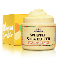 AKWAABA jar front view showing clean packaging and coconut scent benefit