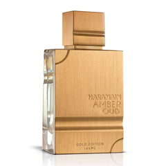 Al Haramain side label close-up displaying fragrance details and authenticity