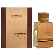 Al Haramain bottle front view showing elegant design and confidence